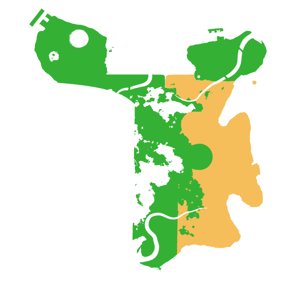 Biome Rust Map: Procedural Map, Size: 3000, Seed: 248355409