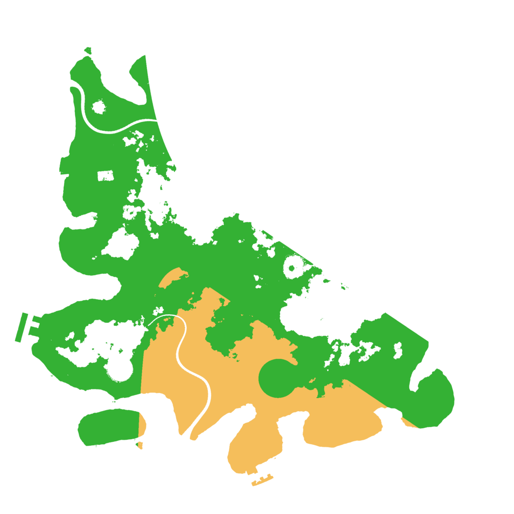 Biome Rust Map: Procedural Map, Size: 3500, Seed: 122219367
