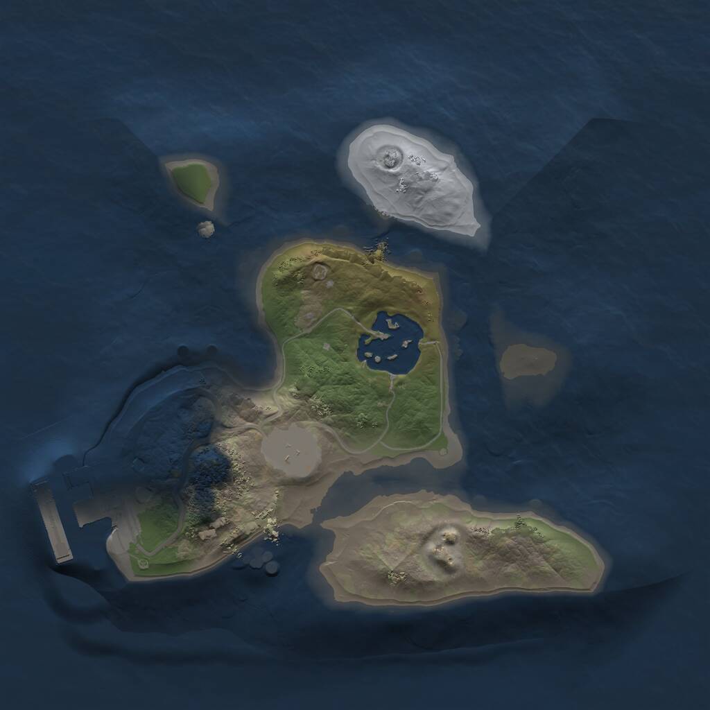 Rust Map: Procedural Map, Size: 1700, Seed: 7325894, 3 Monuments