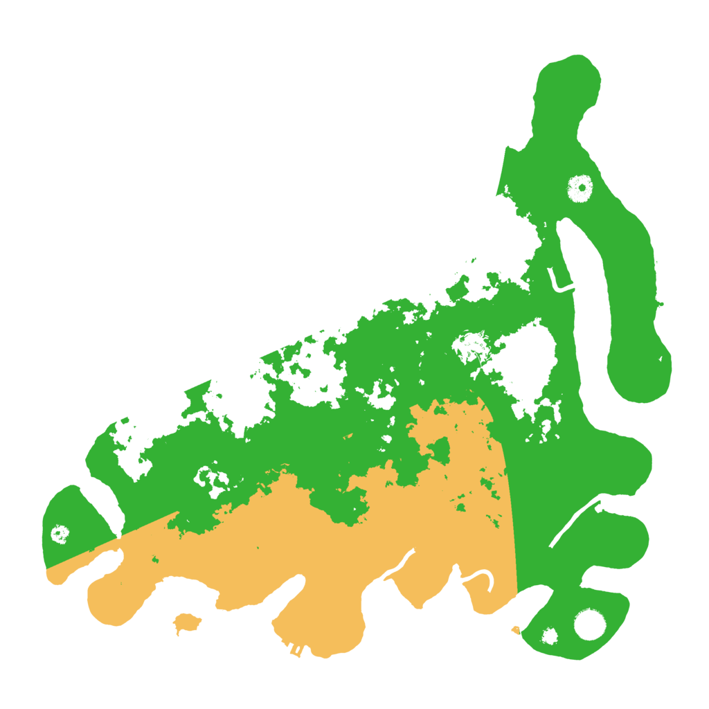 Biome Rust Map: Procedural Map, Size: 4000, Seed: 965832