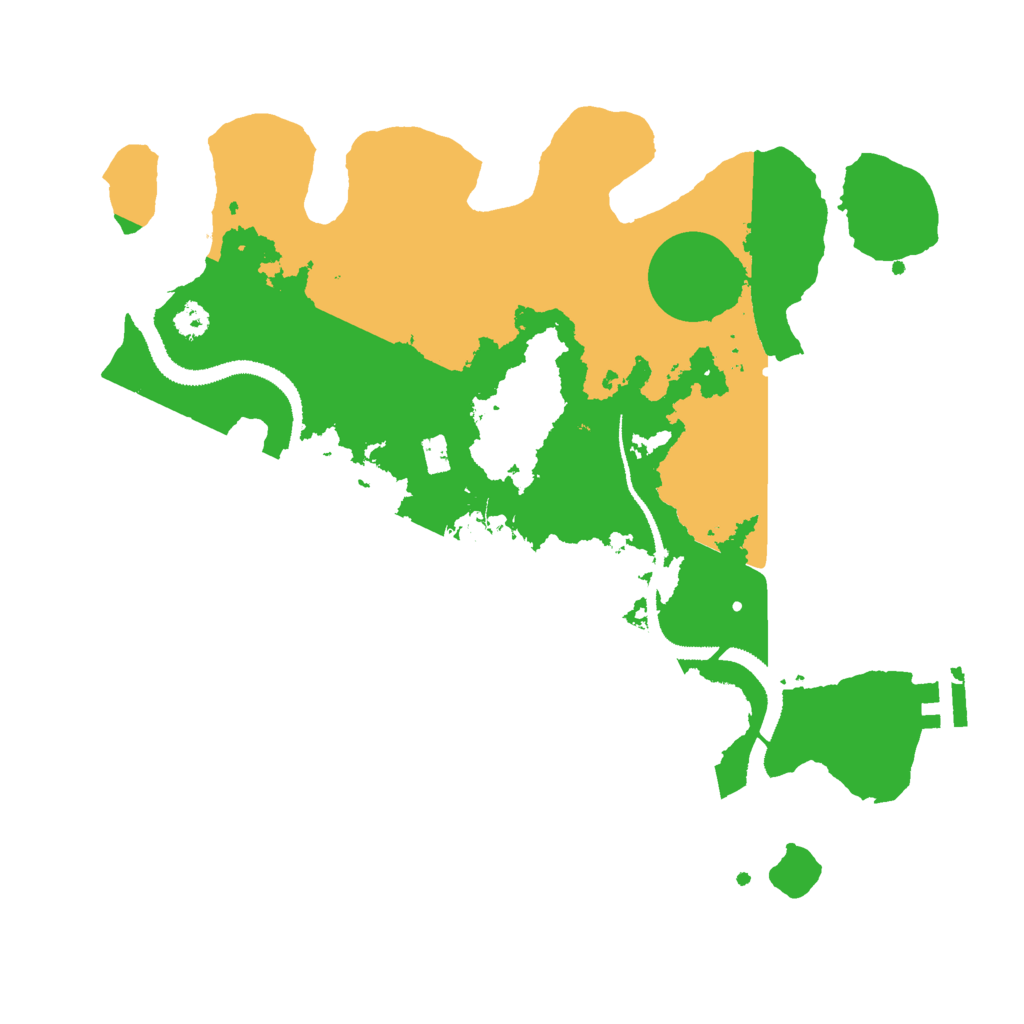 Biome Rust Map: Procedural Map, Size: 3000, Seed: 3641809