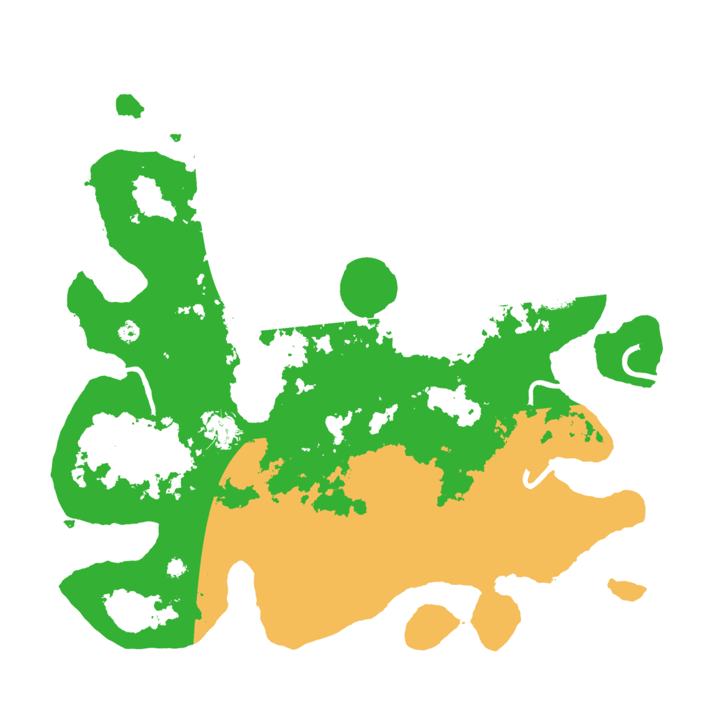 Biome Rust Map: Procedural Map, Size: 3500, Seed: 358633289