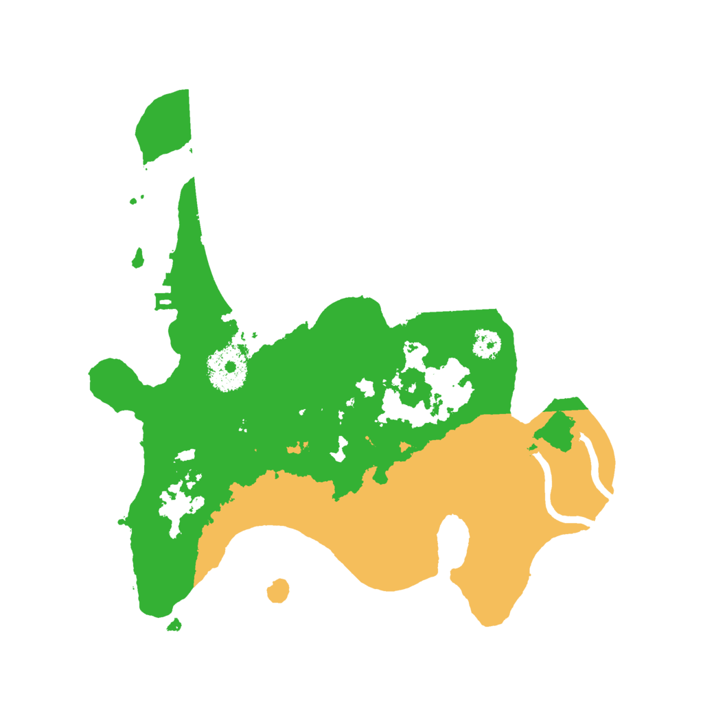 Biome Rust Map: Procedural Map, Size: 2500, Seed: 1334