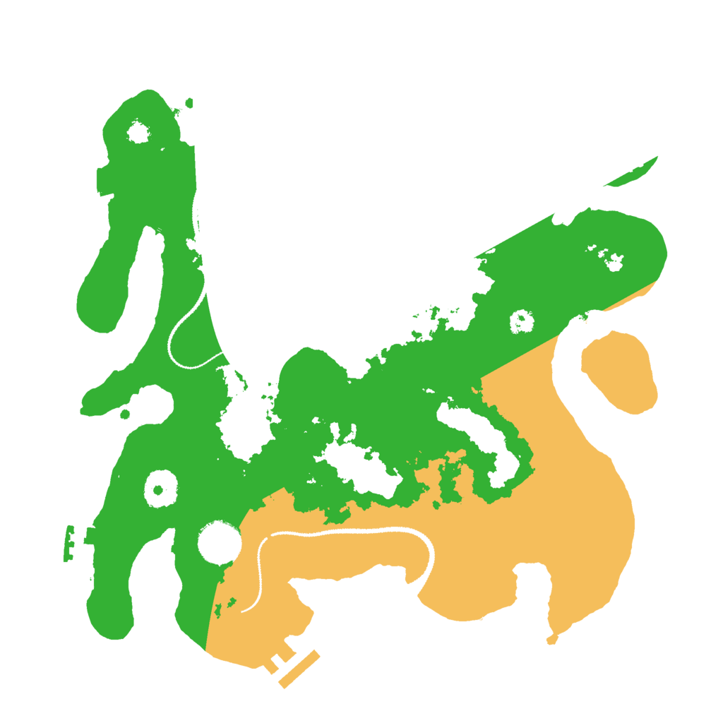 Biome Rust Map: Procedural Map, Size: 3000, Seed: 7373