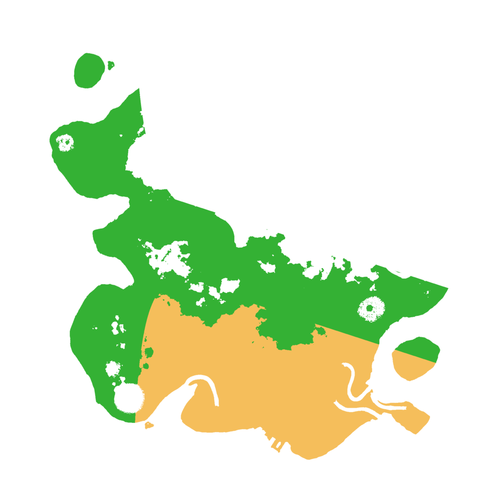 Biome Rust Map: Procedural Map, Size: 3000, Seed: 41370442