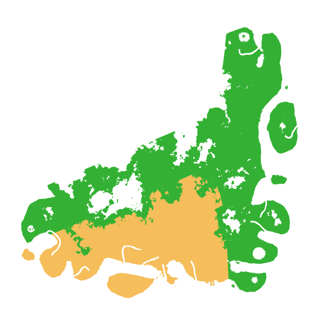 Biome Rust Map: Procedural Map, Size: 4500, Seed: 478051908