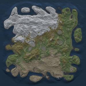 Thumbnail Rust Map: Procedural Map, Size: 4500, Seed: 478051908, 20 Monuments