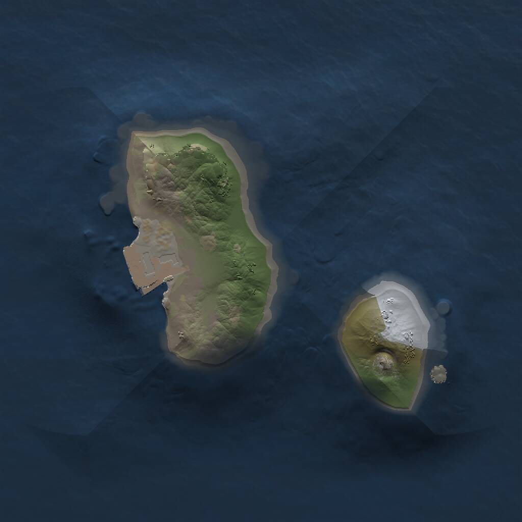 Rust Map: Procedural Map, Size: 1200, Seed: 1923714, 1 Monuments