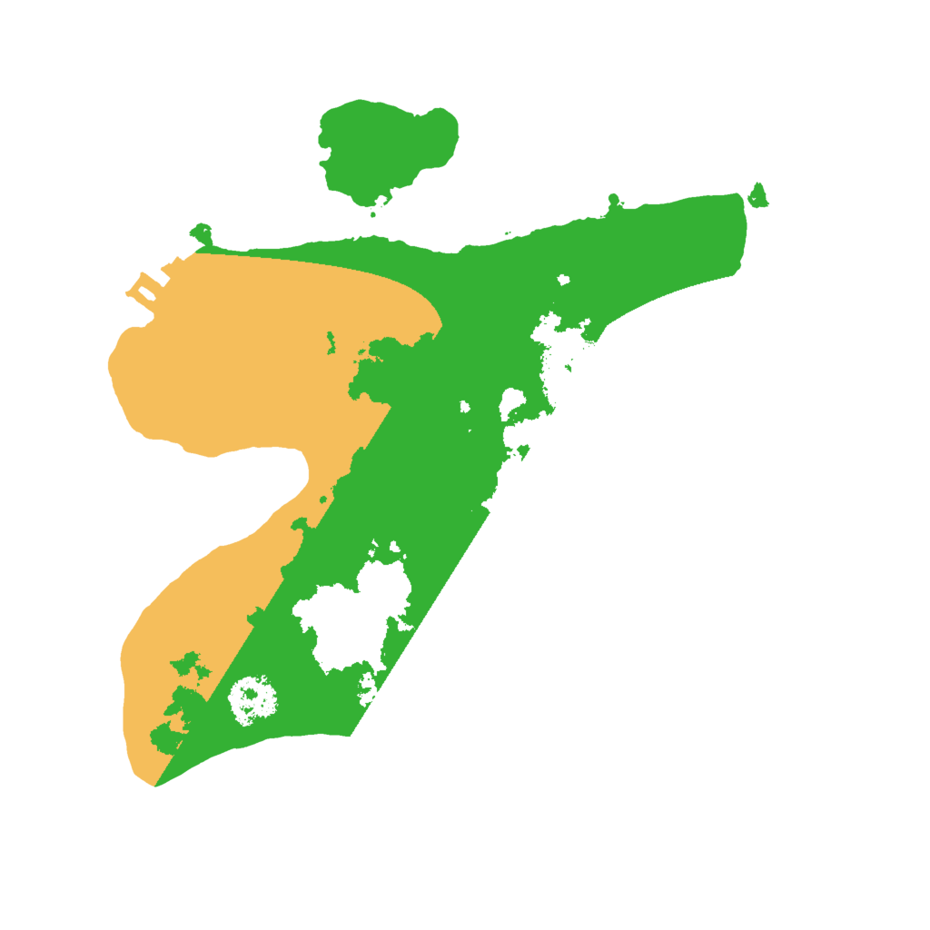 Biome Rust Map: Procedural Map, Size: 2000, Seed: 210553177