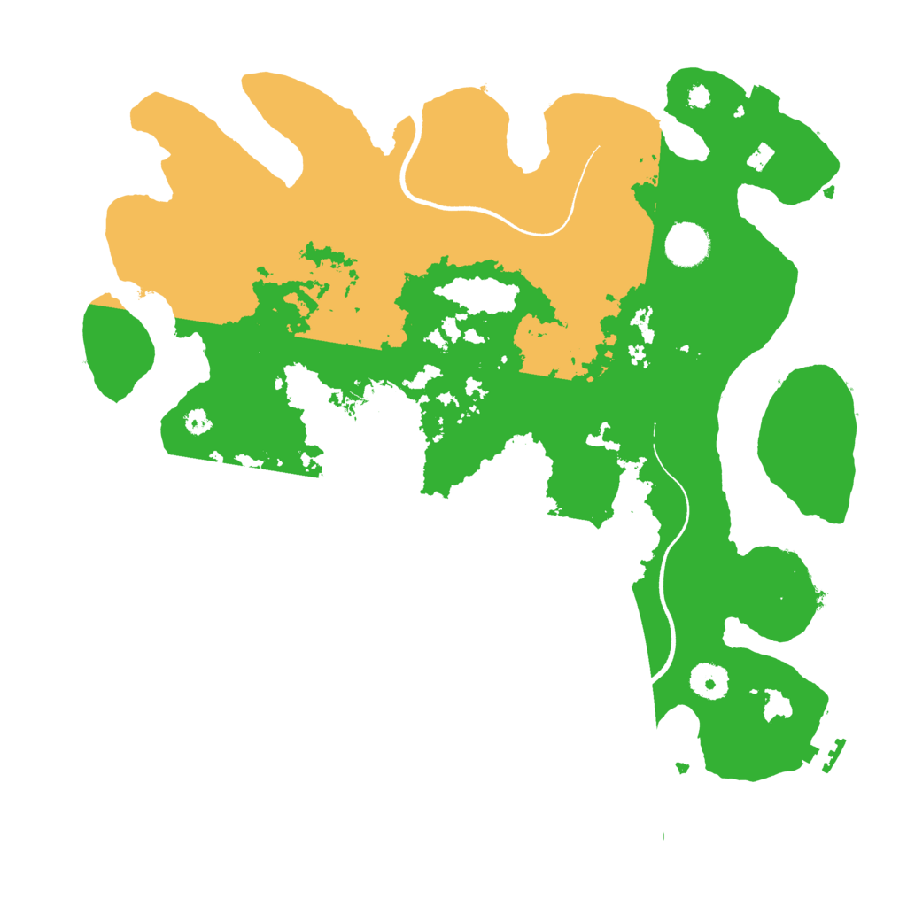 Biome Rust Map: Procedural Map, Size: 3600, Seed: 36845489