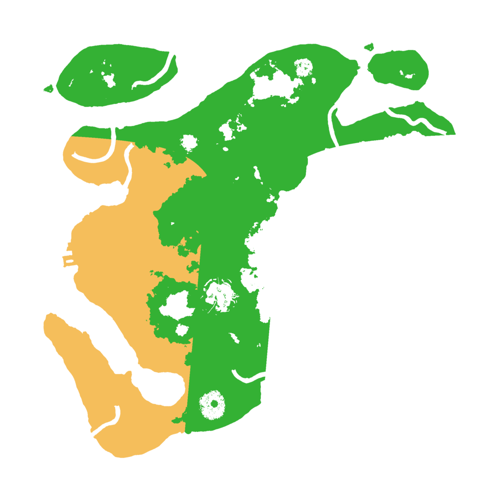 Biome Rust Map: Procedural Map, Size: 2800, Seed: 104