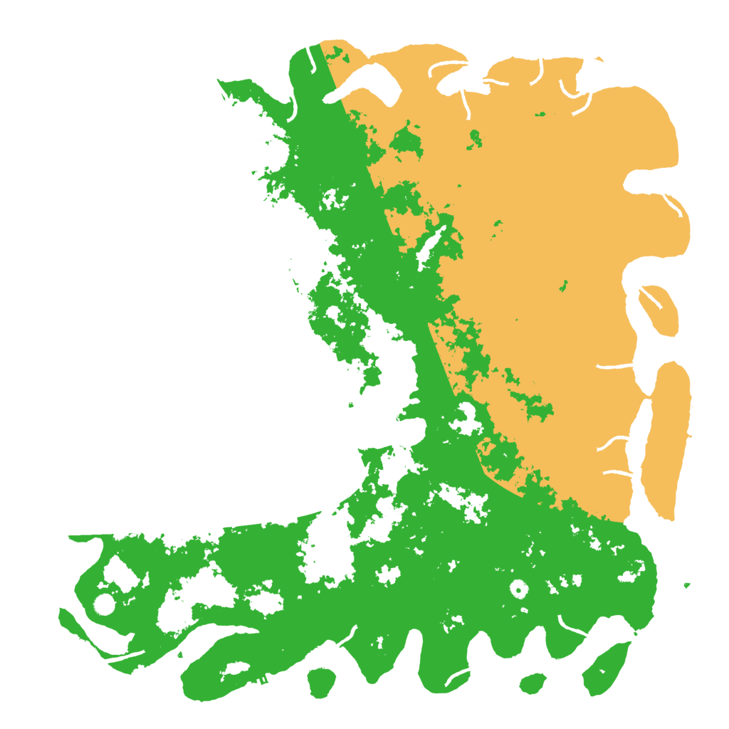 Biome Rust Map: Procedural Map, Size: 6000, Seed: 29540485