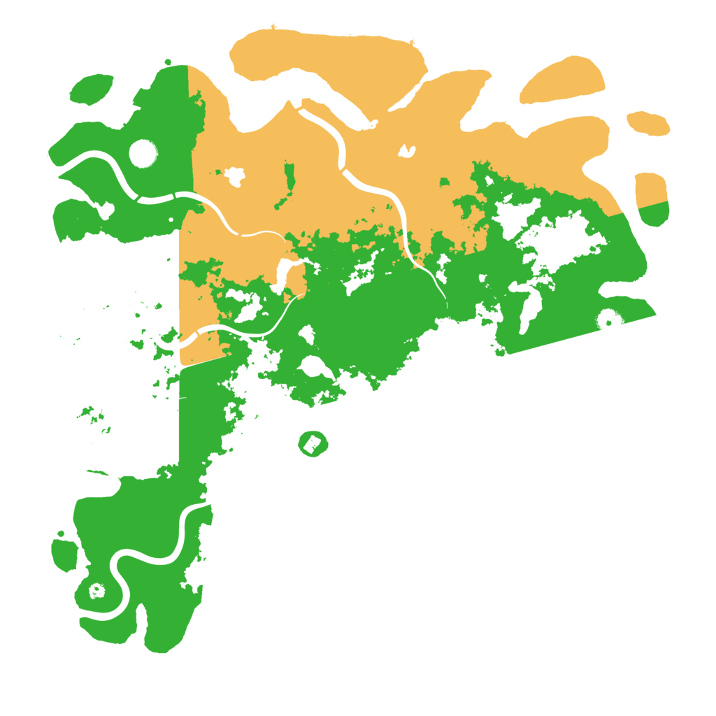 Biome Rust Map: Procedural Map, Size: 4500, Seed: 25286548