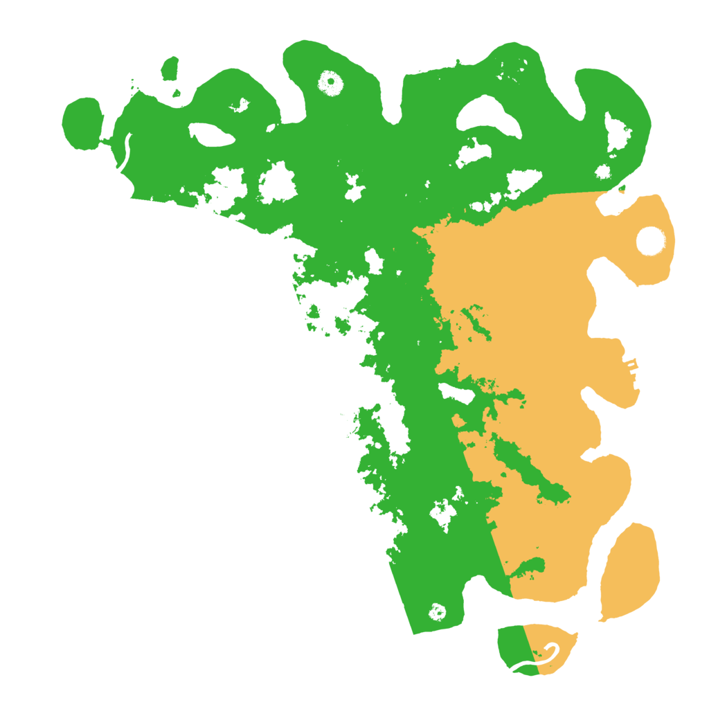 Biome Rust Map: Procedural Map, Size: 4300, Seed: 20817864