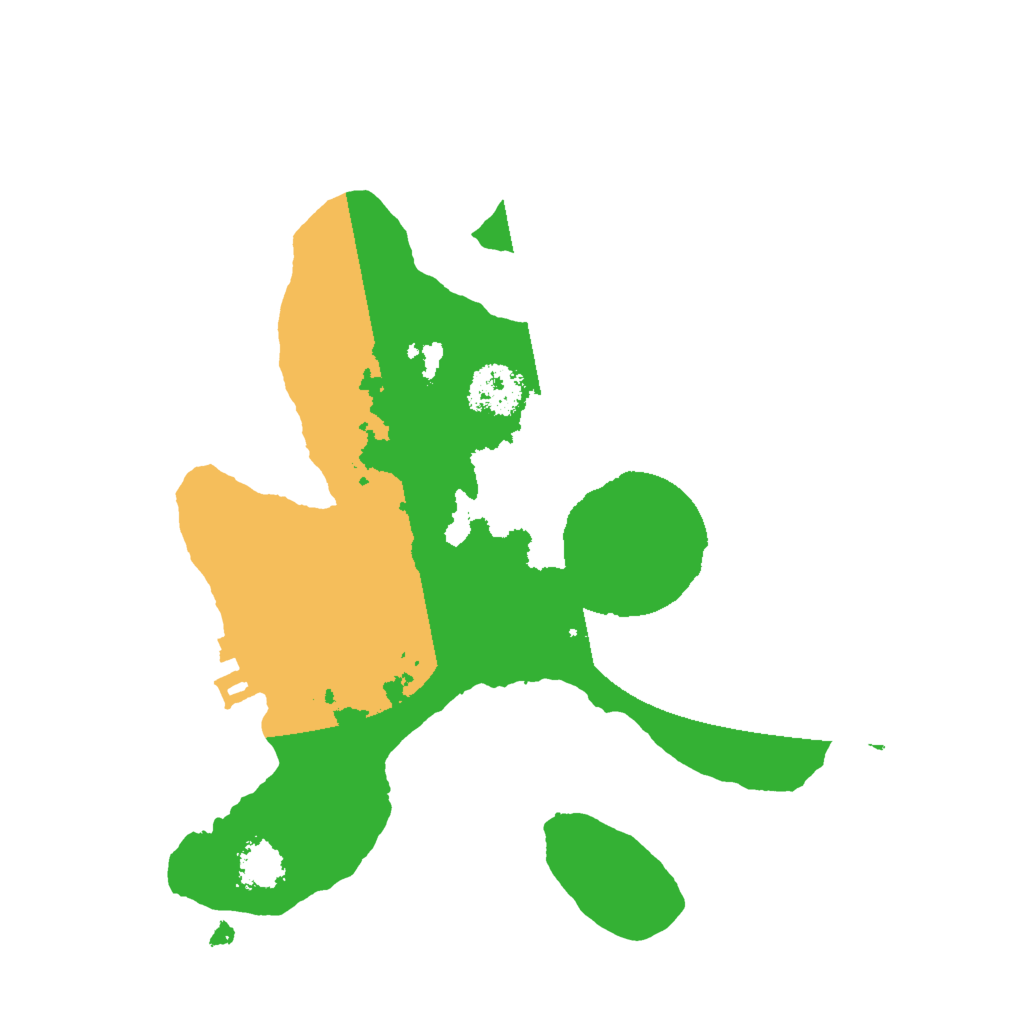 Biome Rust Map: Procedural Map, Size: 2000, Seed: 80085