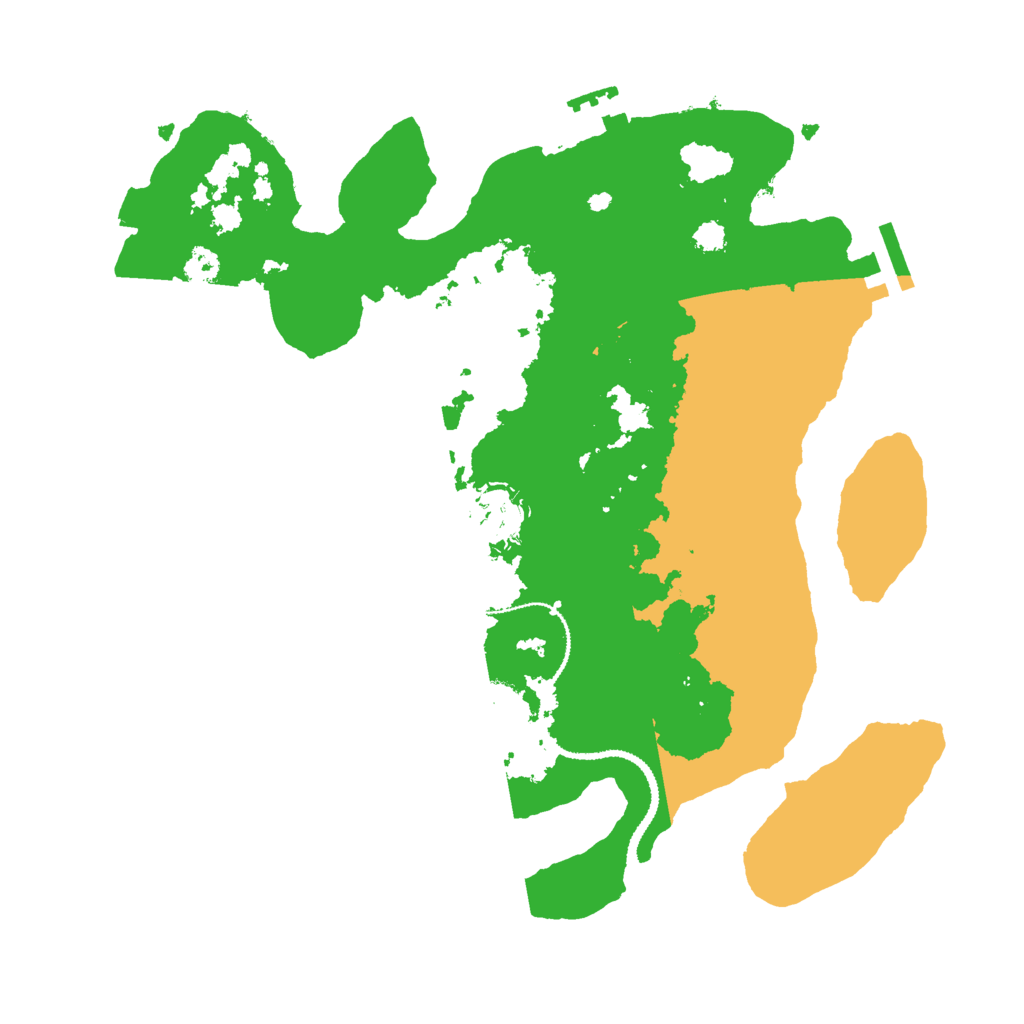 Biome Rust Map: Procedural Map, Size: 3000, Seed: 13510