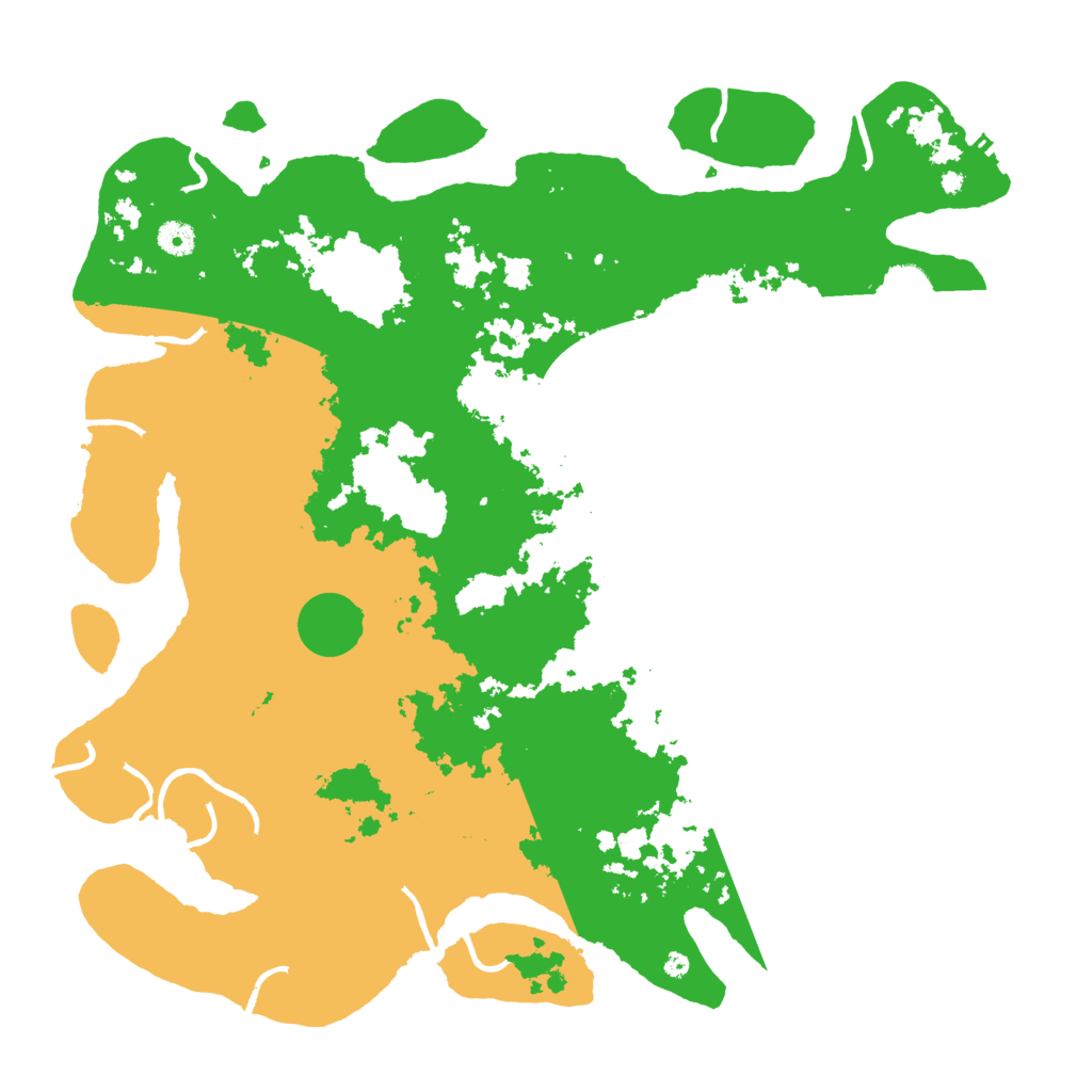Biome Rust Map: Procedural Map, Size: 4500, Seed: 884698183