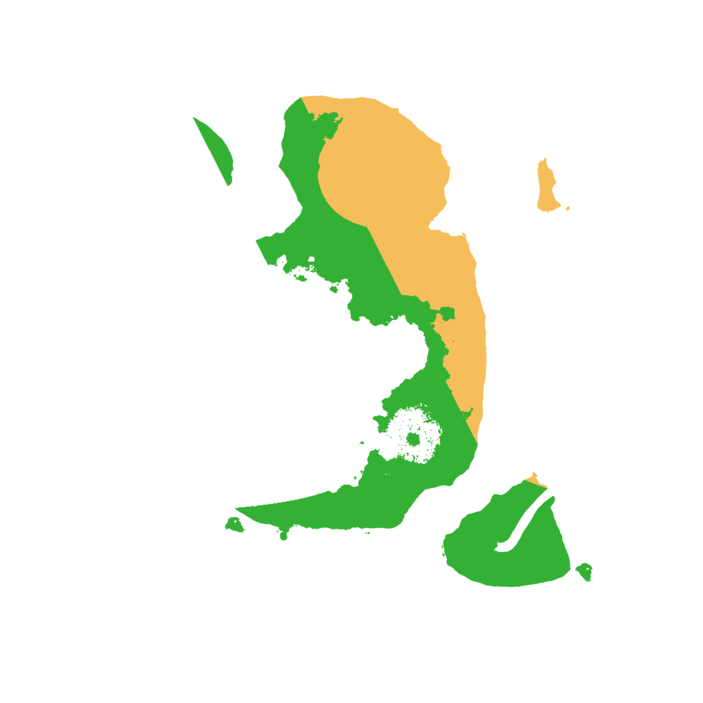 Biome Rust Map: Procedural Map, Size: 2000, Seed: 112358