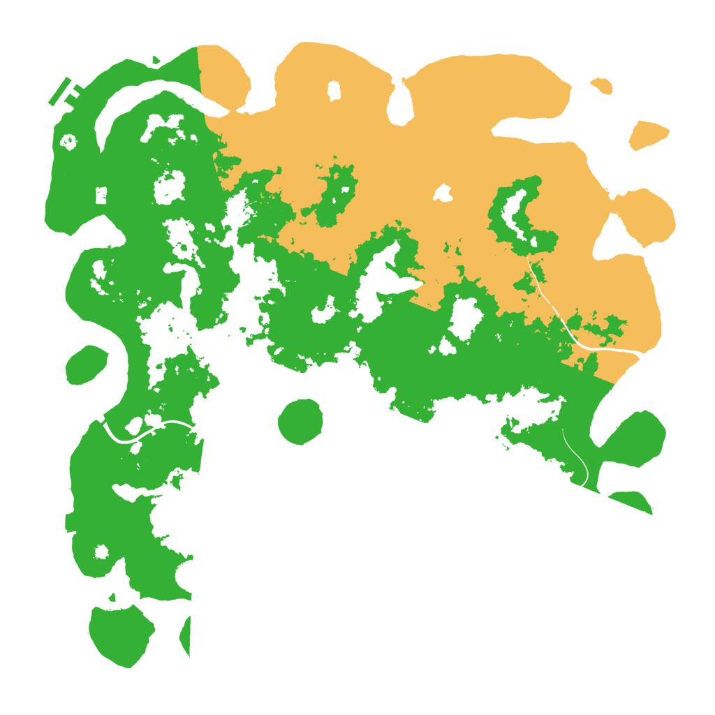 Biome Rust Map: Procedural Map, Size: 4500, Seed: 20220720