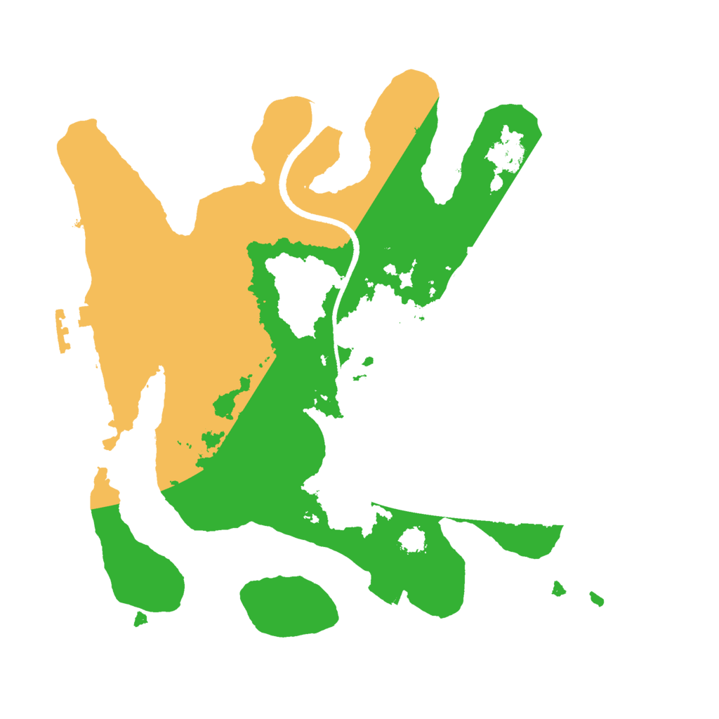 Biome Rust Map: Procedural Map, Size: 2500, Seed: 789