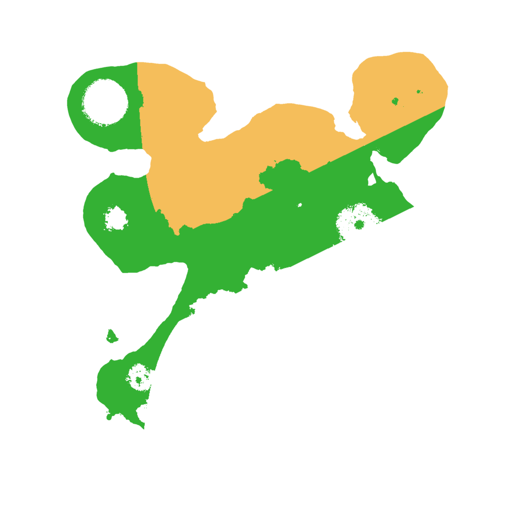 Biome Rust Map: Procedural Map, Size: 2000, Seed: 1200259281