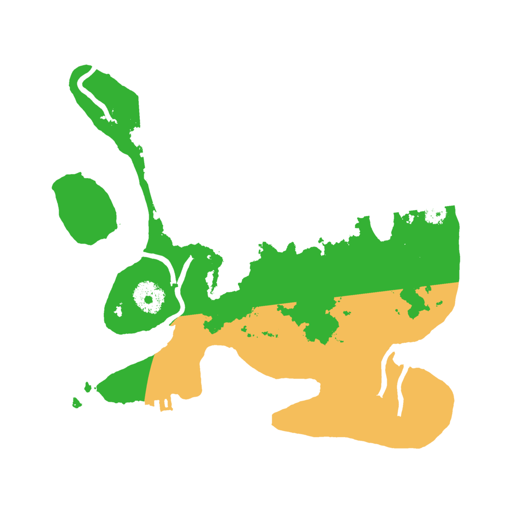 Biome Rust Map: Procedural Map, Size: 2500, Seed: 124353