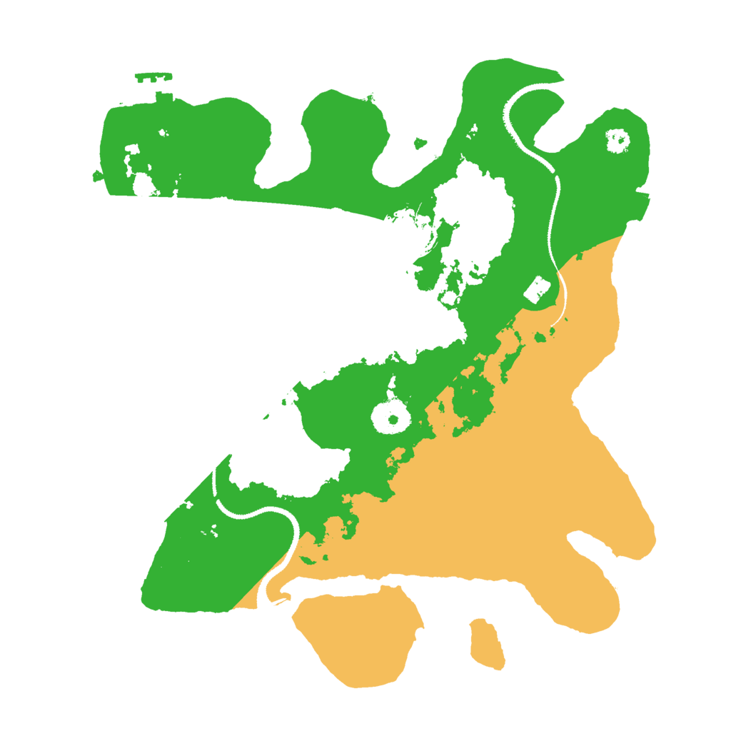 Biome Rust Map: Procedural Map, Size: 3000, Seed: 123456786