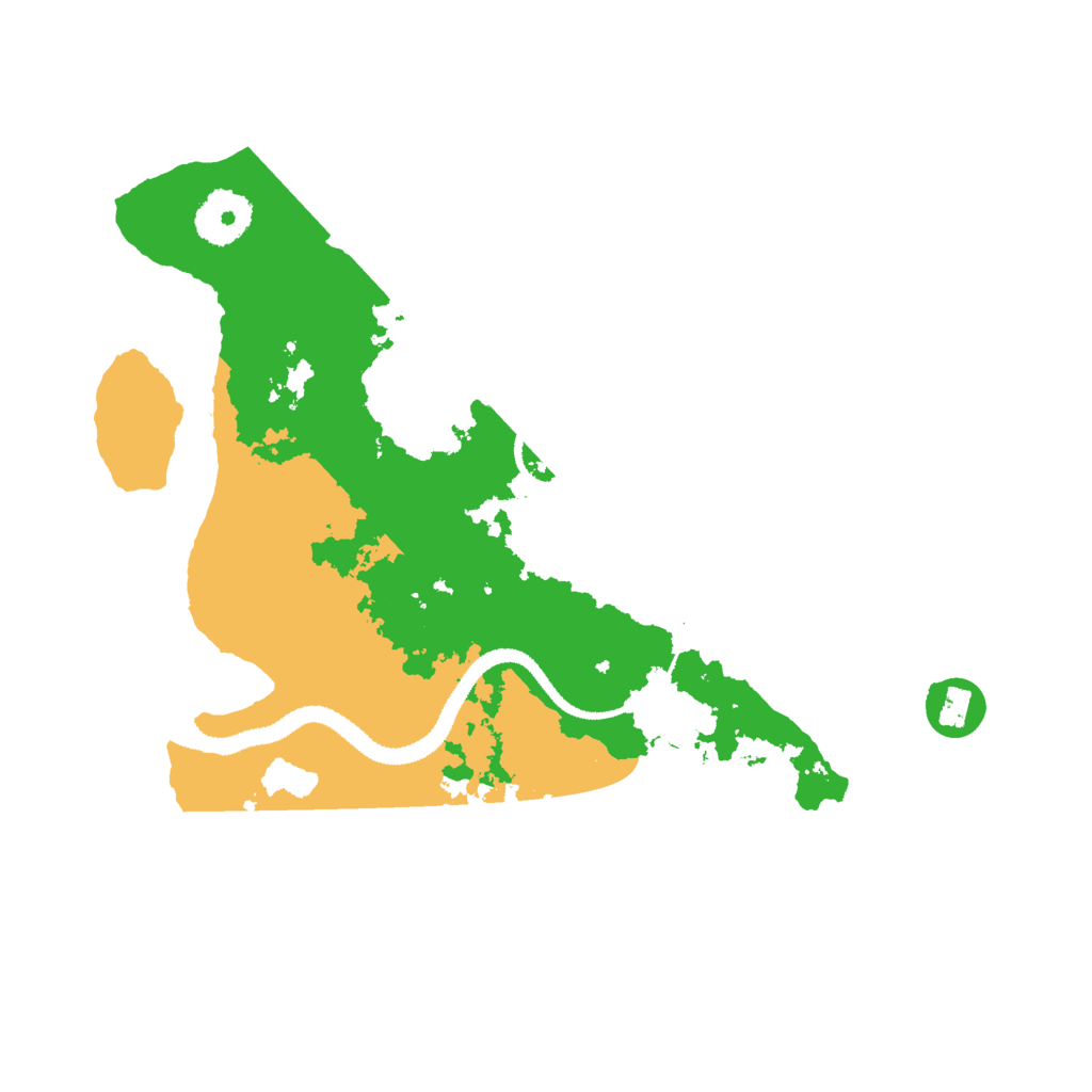 Biome Rust Map: Procedural Map, Size: 3000, Seed: 28172