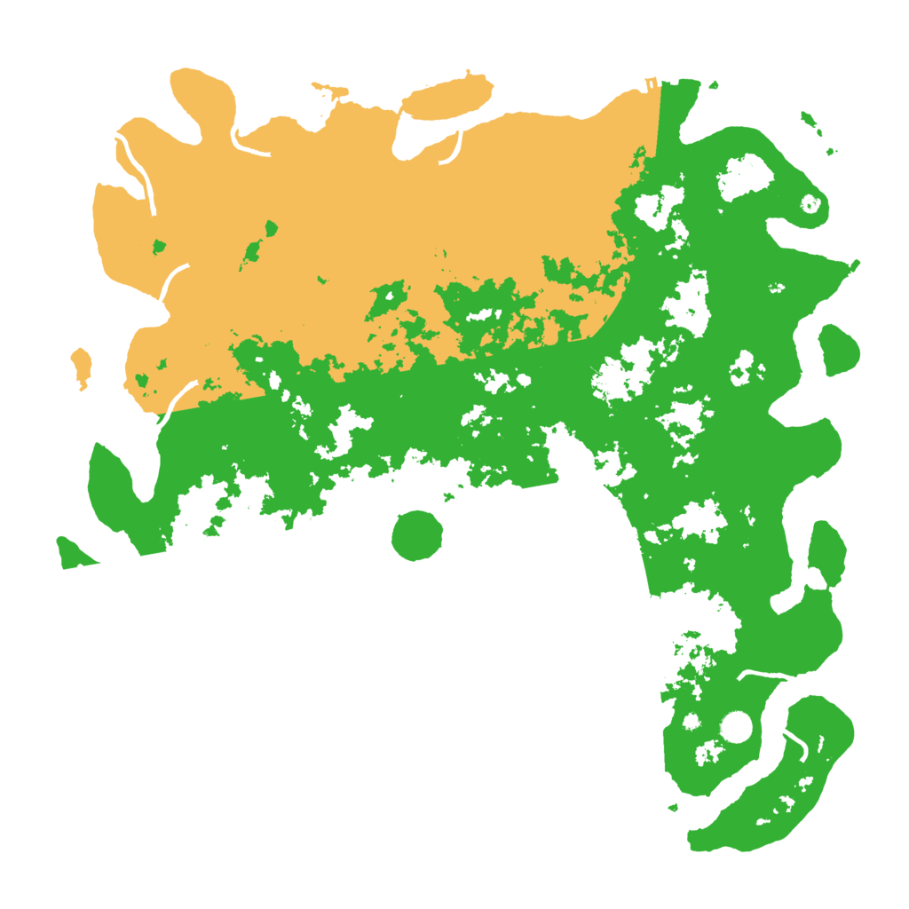 Biome Rust Map: Procedural Map, Size: 5000, Seed: 9487