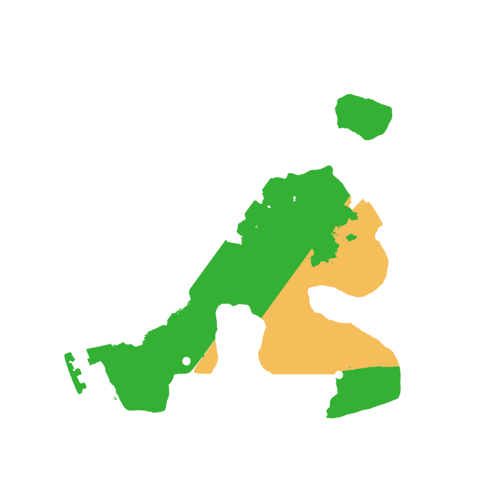 Biome Rust Map: Procedural Map, Size: 1800, Seed: 12342133