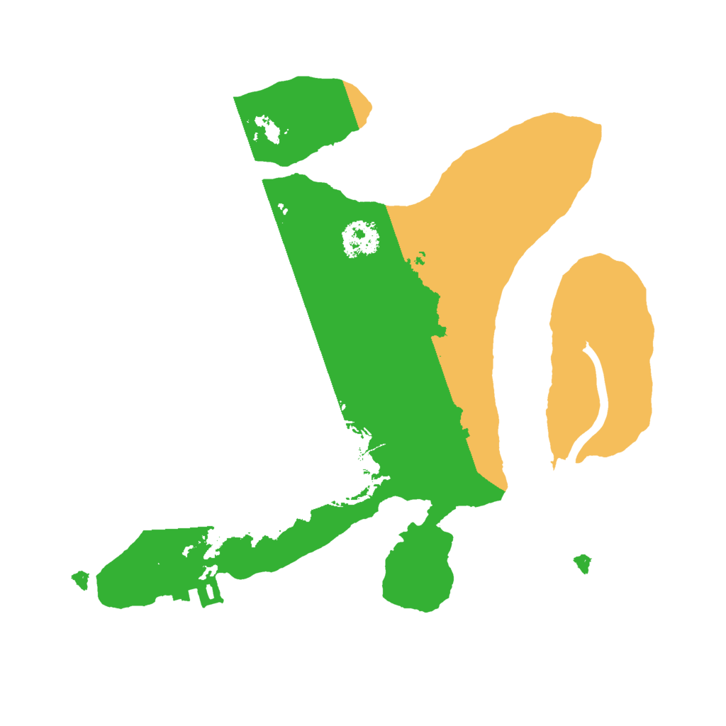 Biome Rust Map: Procedural Map, Size: 2000, Seed: 1874020282