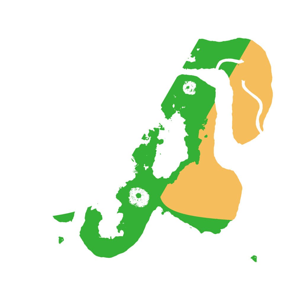 Biome Rust Map: Procedural Map, Size: 2300, Seed: 8