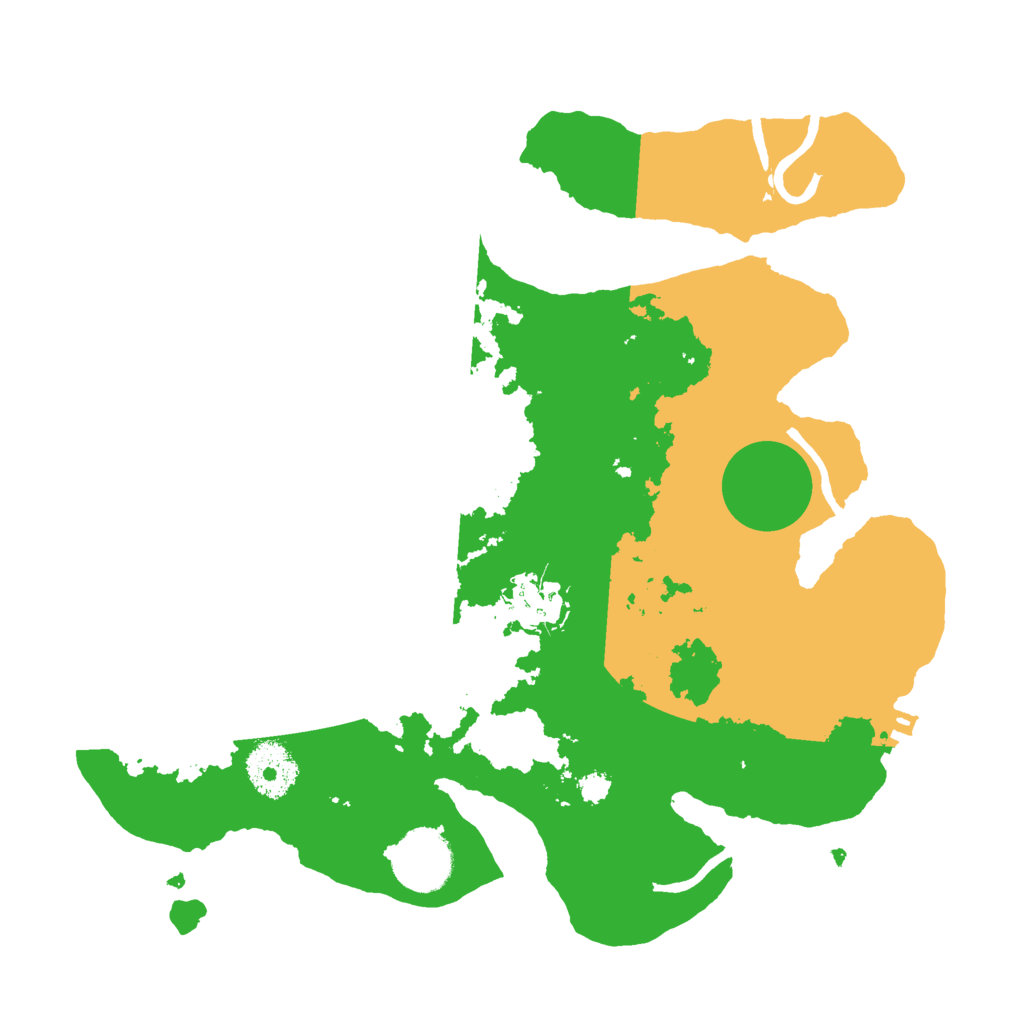 Biome Rust Map: Procedural Map, Size: 3000, Seed: 1976407153