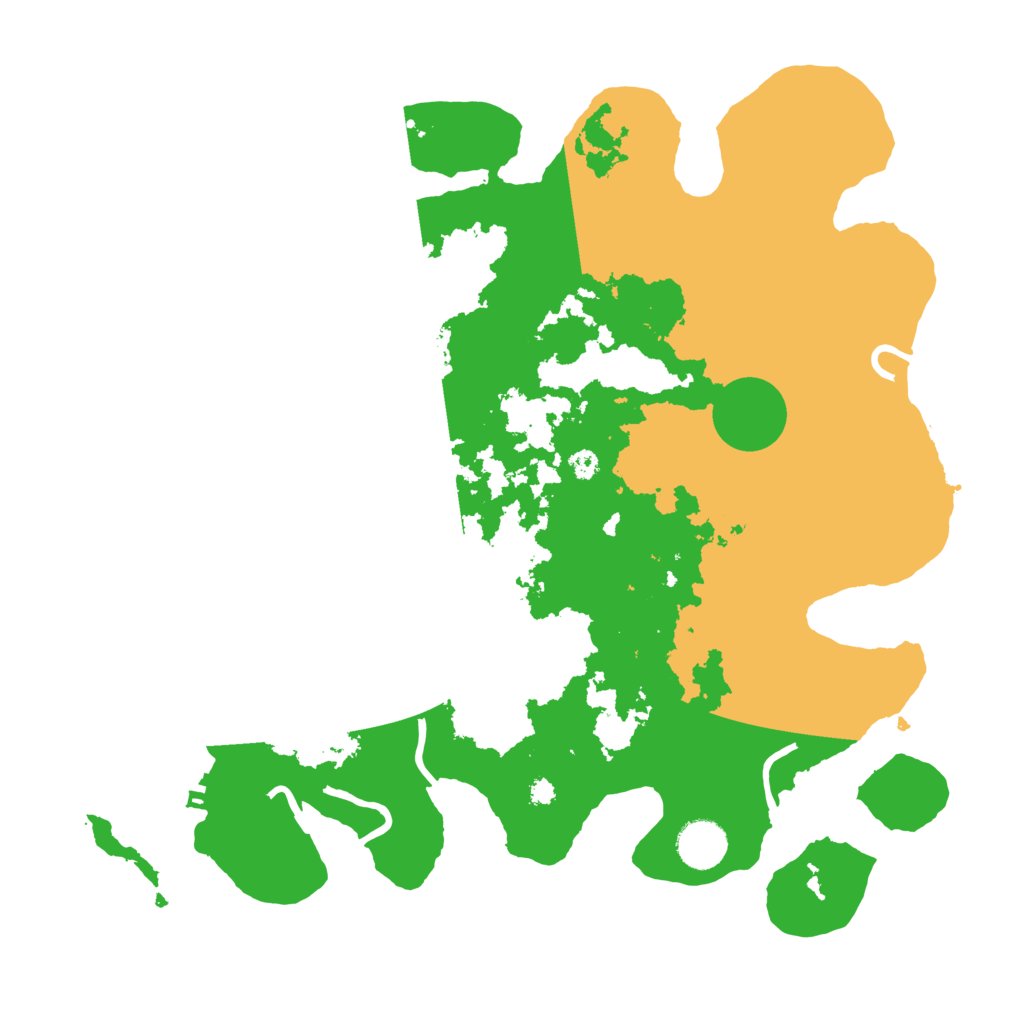 Biome Rust Map: Procedural Map, Size: 3650, Seed: 1939425536