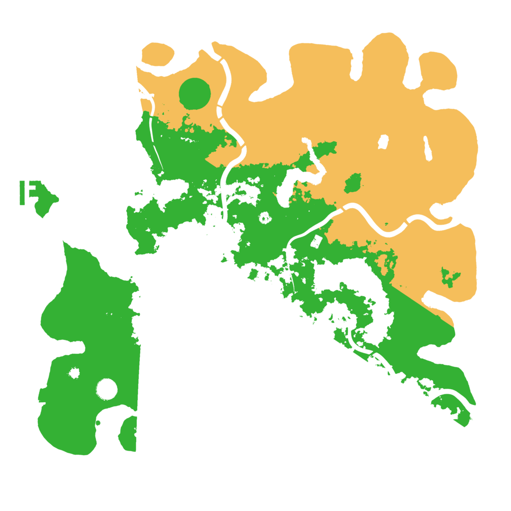 Biome Rust Map: Procedural Map, Size: 4250, Seed: 408635754