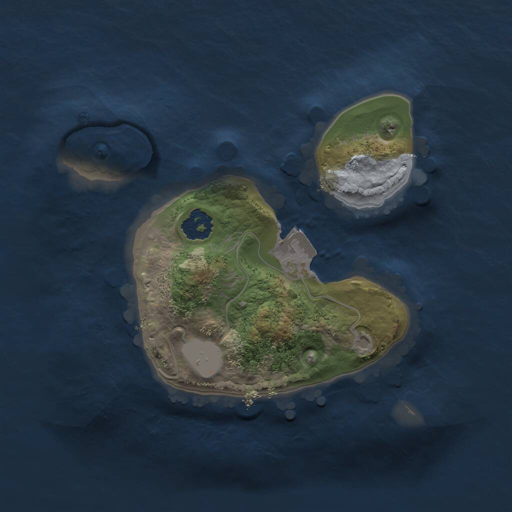Rust Map: Procedural Map, Size: 1700, Seed: 1337, 1 Monuments