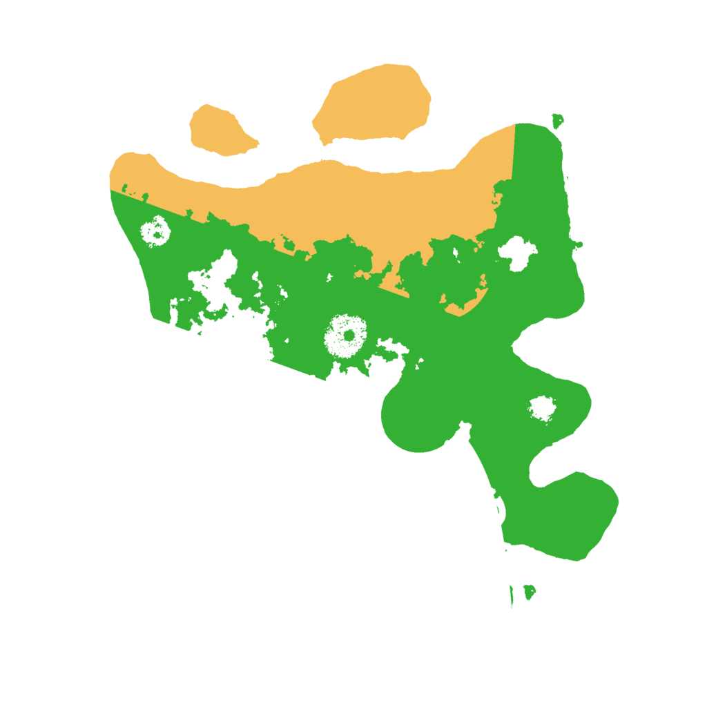 Biome Rust Map: Procedural Map, Size: 2500, Seed: 22070701