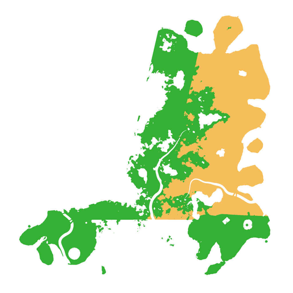 Biome Rust Map: Procedural Map, Size: 4500, Seed: 1155379590