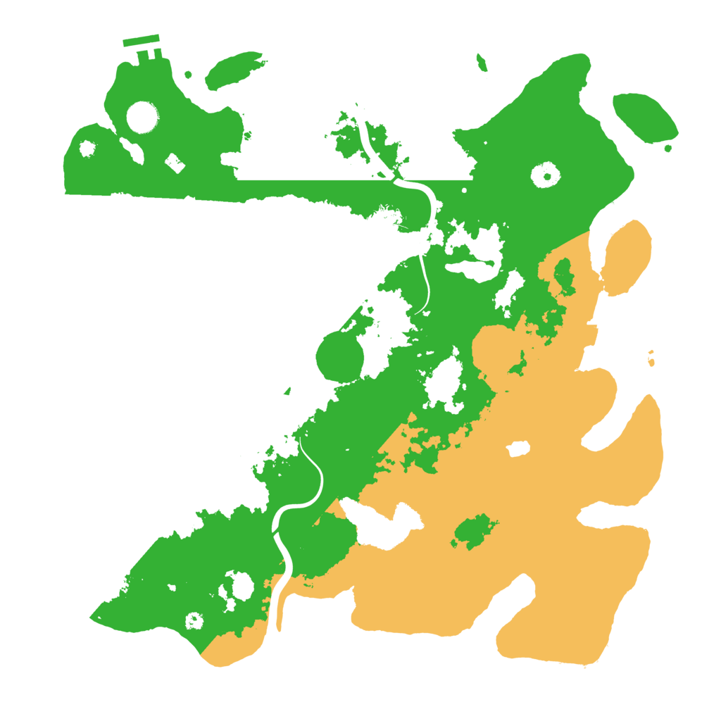 Biome Rust Map: Procedural Map, Size: 4000, Seed: 753203455