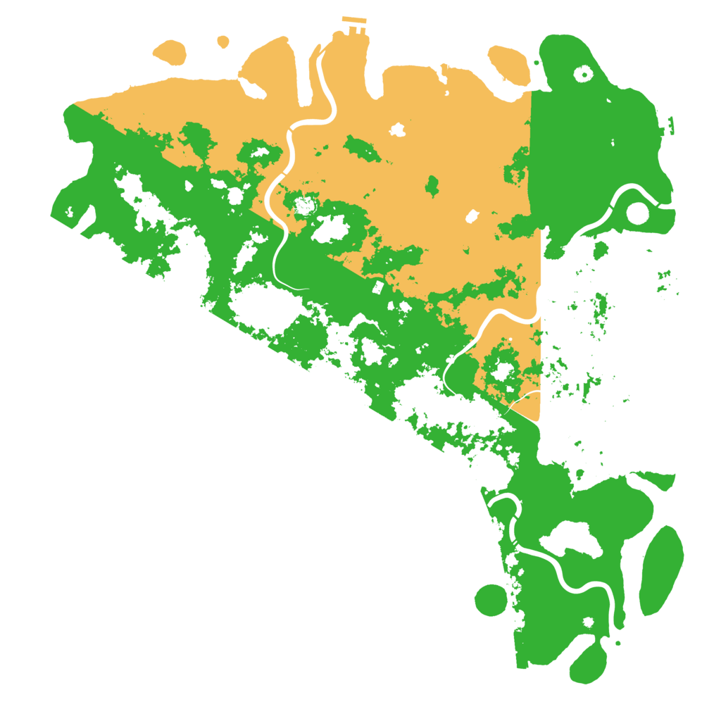 Biome Rust Map: Procedural Map, Size: 6000, Seed: 1455966531