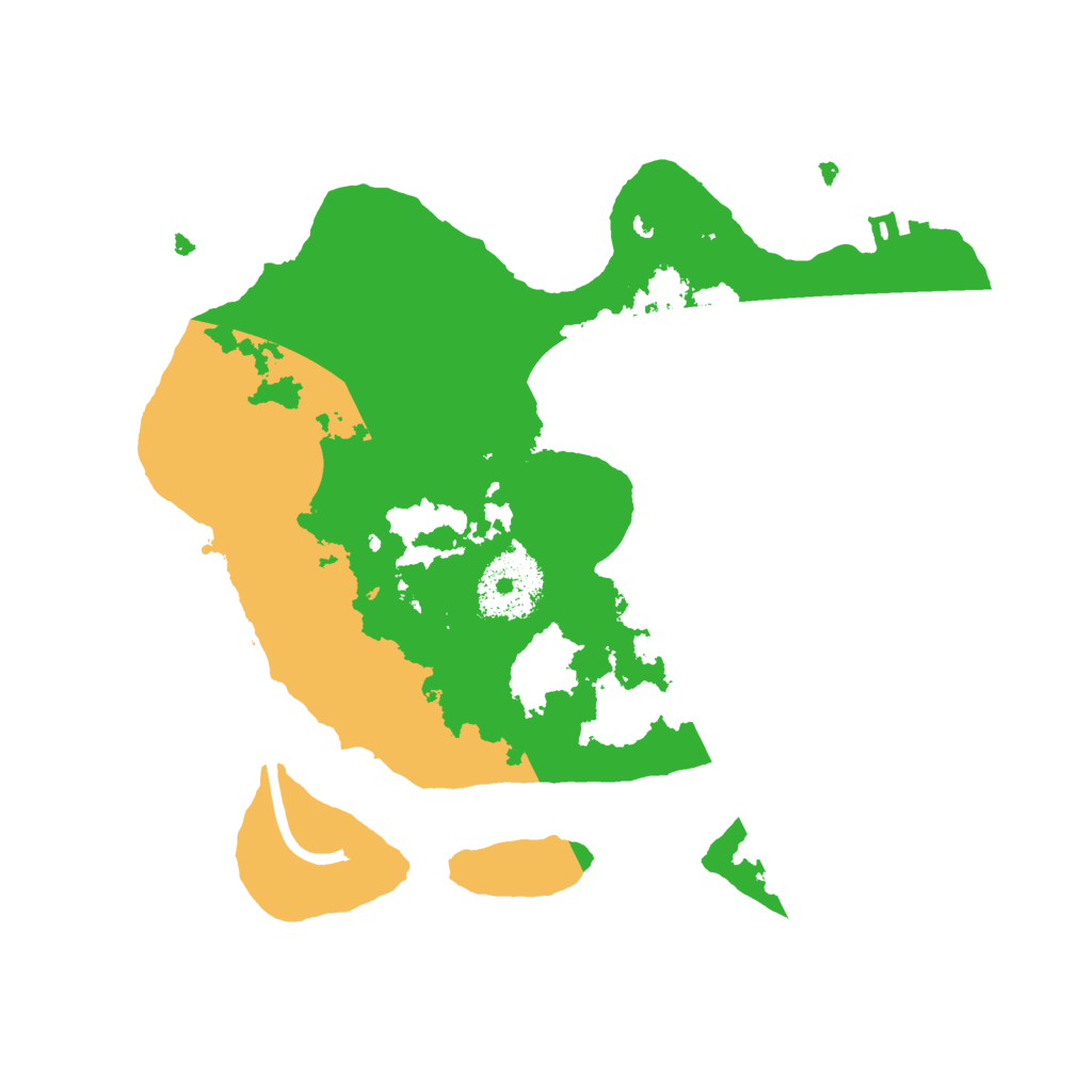 Biome Rust Map: Procedural Map, Size: 2500, Seed: 756389491