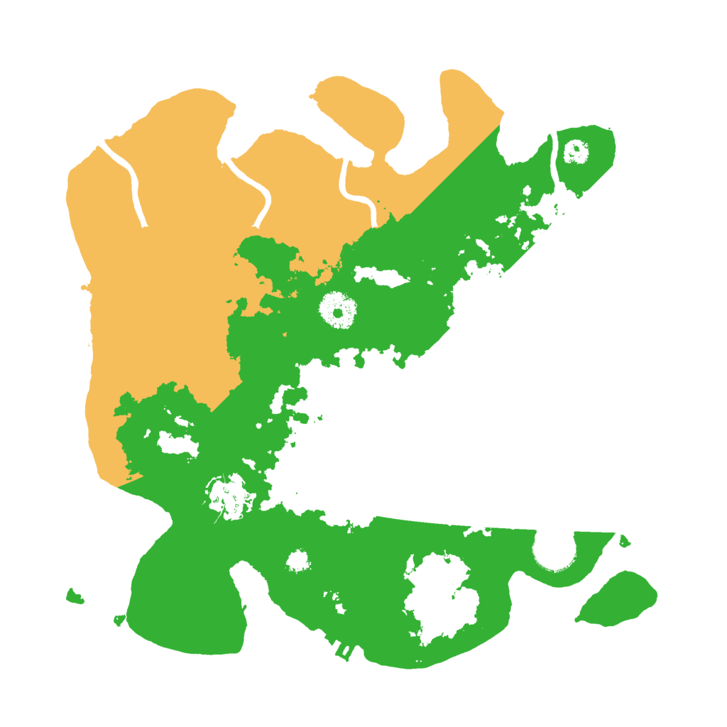 Biome Rust Map: Procedural Map, Size: 3000, Seed: 1322532866
