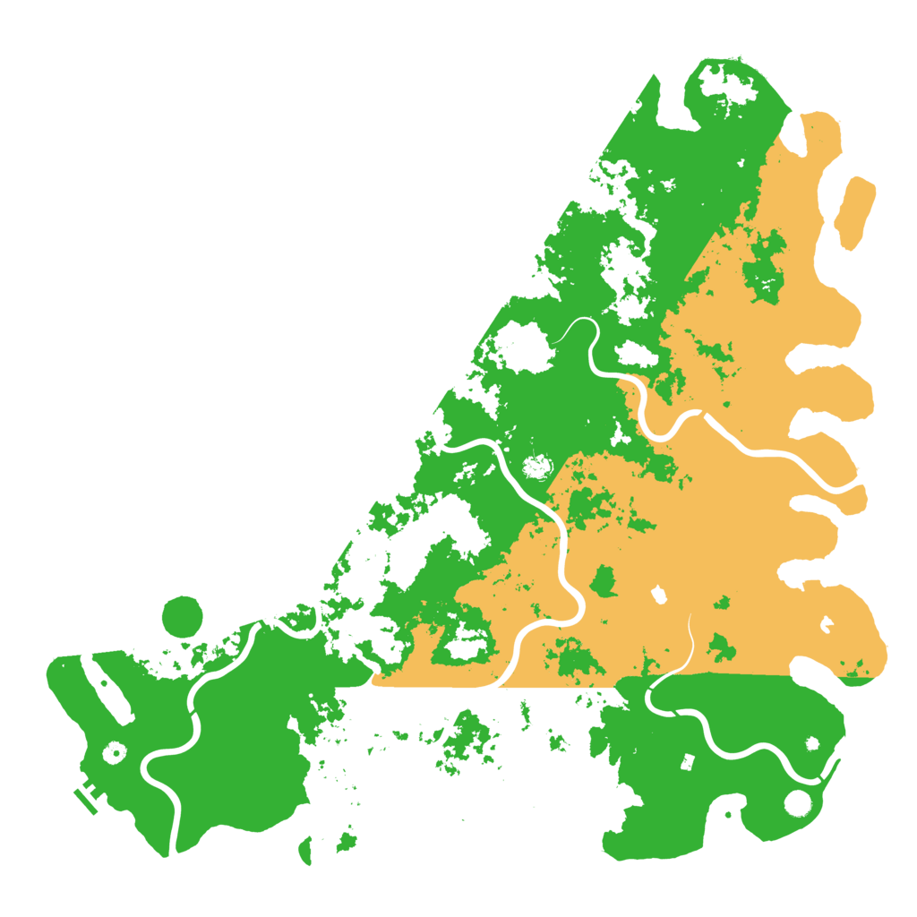 Biome Rust Map: Procedural Map, Size: 6000, Seed: 1605358569