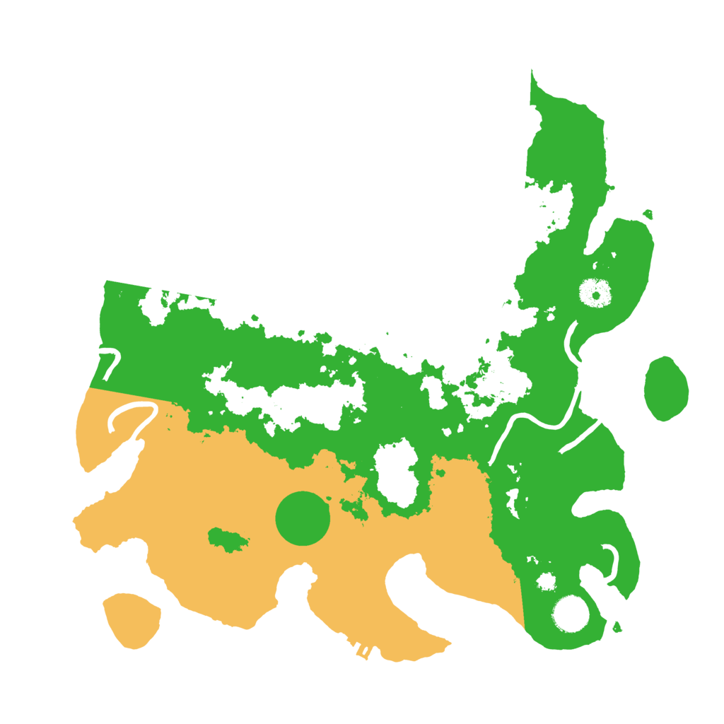 Biome Rust Map: Procedural Map, Size: 3500, Seed: 1399303620