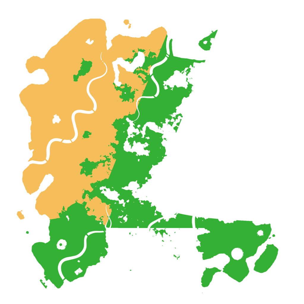 Biome Rust Map: Procedural Map, Size: 4500, Seed: 75037606