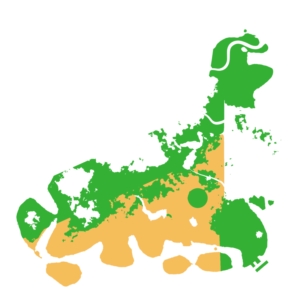 Biome Rust Map: Procedural Map, Size: 4000, Seed: 258109