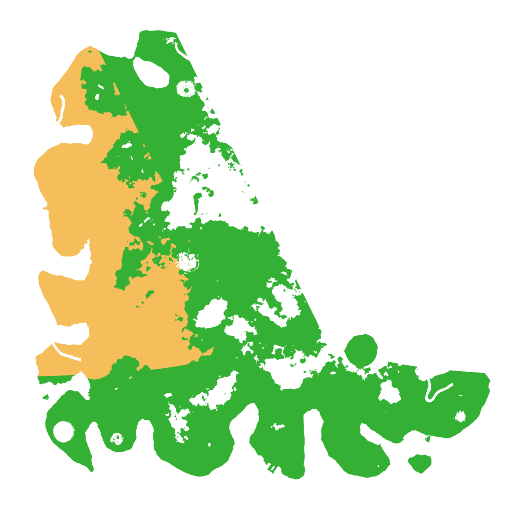 Biome Rust Map: Procedural Map, Size: 4350, Seed: 1958317188