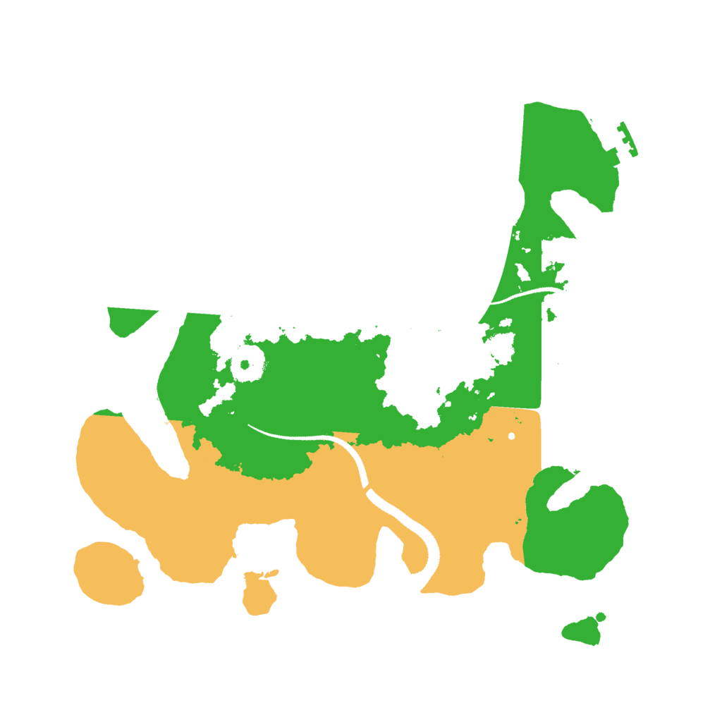 Biome Rust Map: Procedural Map, Size: 3000, Seed: 593442943