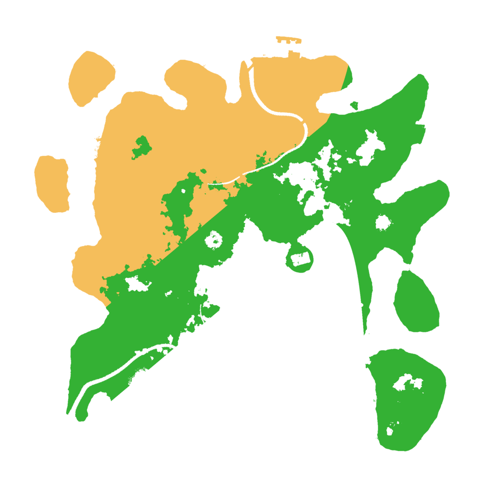 Biome Rust Map: Procedural Map, Size: 3000, Seed: 9305003