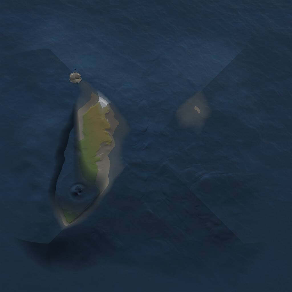 Rust Map: Procedural Map, Size: 1000, Seed: 807960521, 1 Monuments